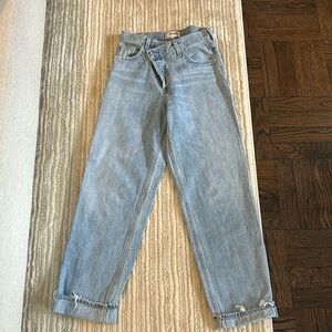 Agolde criss cross jean upsized jean
